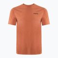 Men's Patagonia P-6 Logo Responsibili-Tee trekking shirt redtall rust