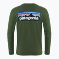 Men's Patagonia P-6 Logo Responsibili longsleeve torrey pine green 2