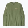 Patagonia men's Lightweight Unity Fitz Wildrise Crew terrain green sweatshirt