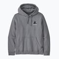 Men's sweatshirt Patagonia Chouinard Crest Uprisal Hoody gravel heather