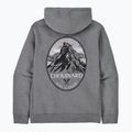 Men's sweatshirt Patagonia Chouinard Crest Uprisal Hoody gravel heather 2