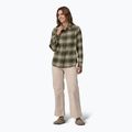 Women's Patagonia Fjord Flannel shirt cascade pine needle green 2