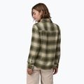 Women's Patagonia Fjord Flannel shirt cascade pine needle green 3
