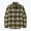 Women's Patagonia Fjord Flannel shirt cascade pine needle green 4