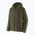 Men's Patagonia Down Sweater Hoody pine needle green jacket 3