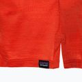 Women's Patagonia Cap Cool Merino Blend Longsleeve Graphic outline text logo/madder red 4