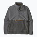 Men's Patagonia Retro Pile 1/2 Snap P/O forge grey trekking sweatshirt