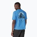 Men's Patagonia Cap Cool Daily Graphic Shirt Lands chouinard crest/vessel blue x-dye 2