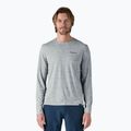 Men's Patagonia Cap Cool Daily Graphic Shirt-Waters boardshort logo abalone blue/feather grey