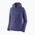 Women's softshell jacket Patagonia R1 Hybrid Pullover Hoody solstice purple 3