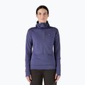 Women's softshell jacket Patagonia R1 Hybrid Pullover Hoody solstice purple