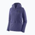 Women's softshell jacket Patagonia R1 Hybrid Pullover Hoody solstice purple 3