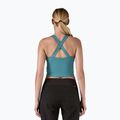 Women's Patagonia Reversible Tank wetland blue trekking t-shirt 3