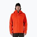 Patagonia men's Triolet pollinator orange rain jacket