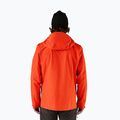 Patagonia men's Triolet pollinator orange rain jacket 2