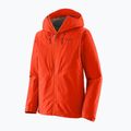 Patagonia men's Triolet pollinator orange rain jacket 3