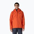 Patagonia men's Torrentshell 3L rain jacket pollinator orange