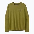Men's Patagonia Cap Cool Daily Graphic Lands clean climb roots/graze green x-dye longsleeve 3