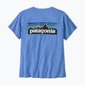 Women's Patagonia P-6 Logo Responsibili-Tee abundant blue 9