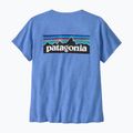 Women's Patagonia P-6 Logo Responsibili-Tee abundant blue 11