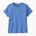 Women's Patagonia P-6 Logo Responsibili-Tee abundant blue 3