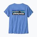 Women's Patagonia P-6 Logo Responsibili-Tee abundant blue 4