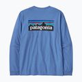 Men's Patagonia P-6 Logo Responsibili Longsleeve abundant blue 4