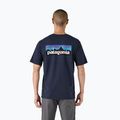 Men's Patagonia P-6 Logo Responsibili-Tee new navy T-shirt 2
