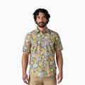 Patagonia men's Go To flourish/abundant blue shirt