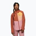 Cotopaxi Impermeo 3L Hooded Shell faded brick/rose women's rain jacket