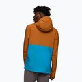 Men's Cotopaxi Impermeo 3L Hooded Shell sienna/lake rain jacket 3