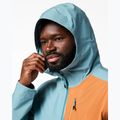 Men's softshell jacket Cotopaxi Impermeo 3L Hooded Shell everglade and steel blue 3