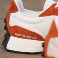 New Balance 327's V1 orange shoes 9