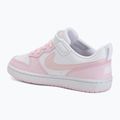 Children's shoes Nike Court Borough Low Recraft white/pink foam 3
