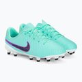 Children's football boots Nike Jr Legend 10 Academy FG/MG hyper turquoise/fuchsia dream/black 4