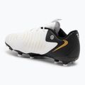 Nike Phantom GX II Academy FG/MG Junior white/metallic gold coin/black children's football boots 3