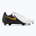 Nike Phantom GX II Academy FG/MG football boots white / metallic gold coin / black 2