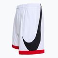 Nike Dri-Fit Multi+ children's training shorts white/black/university red 3