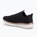 Women's shoes SKECHERS Graceful Get Connected black/gold 3