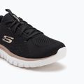Women's shoes SKECHERS Graceful Get Connected black/gold 7