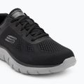 SKECHERS Track Broader men's shoes black/charcoal 7