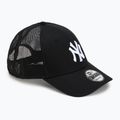 New Era Home Field 9Forty Trucker New York Yankees baseball cap black