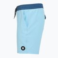 Men's Hurley Phantom Eco Block Party Volley 17" blue dream swim shorts 3