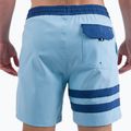 Men's Hurley Phantom Eco Block Party Volley 17" blue dream swim shorts 3