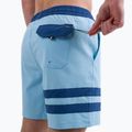 Men's Hurley Phantom Eco Block Party Volley 17" blue dream swim shorts 5