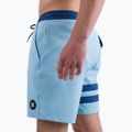 Men's Hurley Phantom Eco Block Party Volley 17" blue dream swim shorts 6