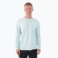 Men's Hurley Everyday Hybrid Upf brown kelp longsleeve