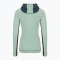 Women's Smartwool Classic Thermal Merino Base Layer 1/2 Zip Hoodie Boxed twilight/arctic green 2