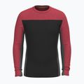 Men's Smartwool Classic Thermal Merino Base Layer Colorblock Crew black 3