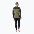 Men's thermal active sweatshirt Smartwool Classic Thermal Merino Base Layer Colorblock Crew Boxed moss 2